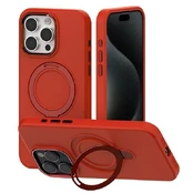 Dėklas Mercury MagSafe Stand Silicone iPhone 15 Pro Max 6,7" raudona |red kaina