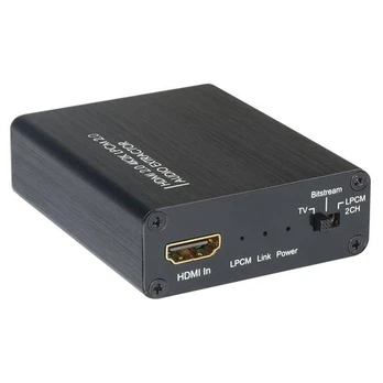 5.1CH Toslink/Analog 3.5mm 2CH Audio Extractor with HDMI 4K