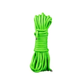 Ouch! Rope - 10m/16 Strings - Glow in the Dark - Neon Žalias