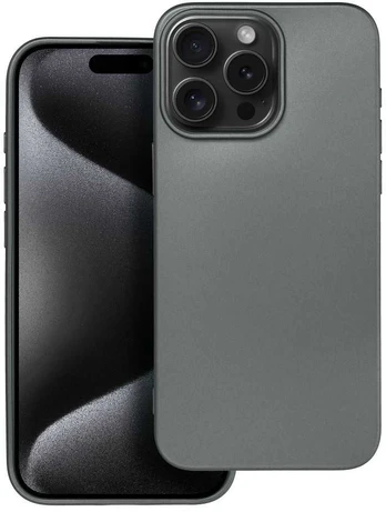Dėklas Oem METALLIC Case for IPHONE 15 PRO MAX pilkas