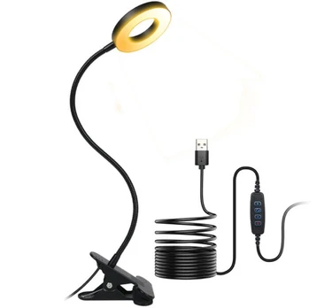 LED stalinė lempa - 10 ryškumo režimų - juoda