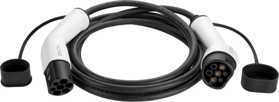 EV+ Charging Cable Type 2 to Type 2 16A 3 Phase 5m EV+ EV-CB-T2-16-3P-W EV+ Charging Cable Type 2 to Type 2 16A 3 Phase 5 m