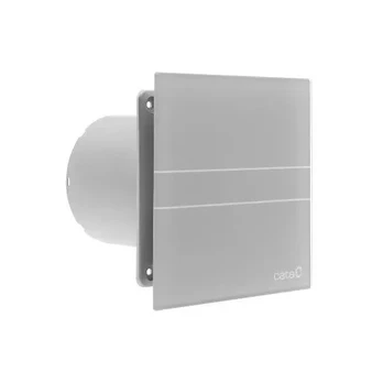 Sapho Cata E - Ašinis vonios ventiliatorius su laikmačiu E-100 GST, 8 W, 100 mm ortakis, sidabrinis 00900500