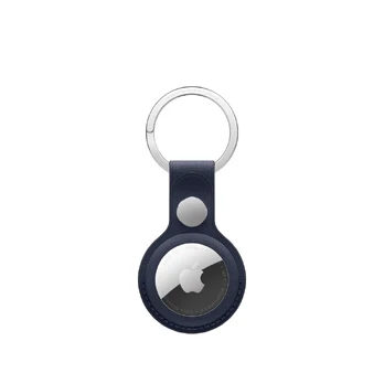 AirTag FineWoven Key Ring Navy