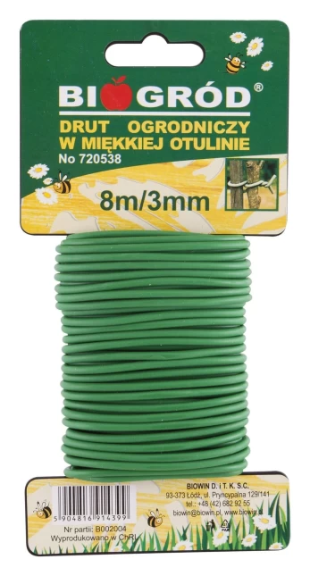 Sodo viela, žalios sp., 3 mm x 8 m