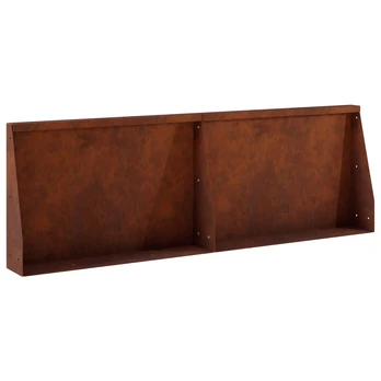 Sienelė 2 vnt. 60 x 12 x 40 cm Rūdijanti