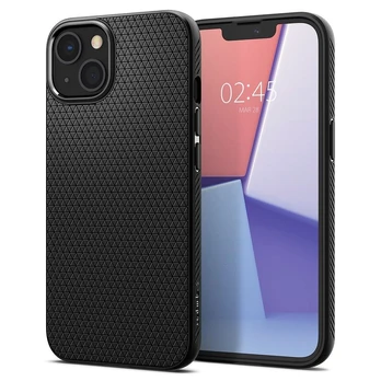 Telefono dėklas Spigen Liquid Air, Apple iPhone 13, juoda