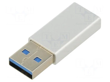 Adapter | OTG,USB 3.0 | USB A plug,USB C socket | 5Gbps | white | 3A