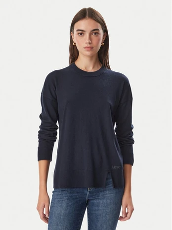Liu Jo Megztinis WF6418 MA16R Juoda Regular Fit