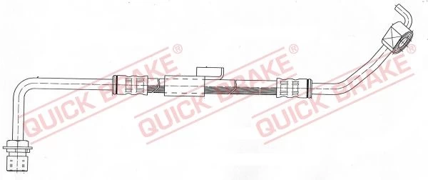 Stabdžių žarnelė QUICK BRAKE 50.946