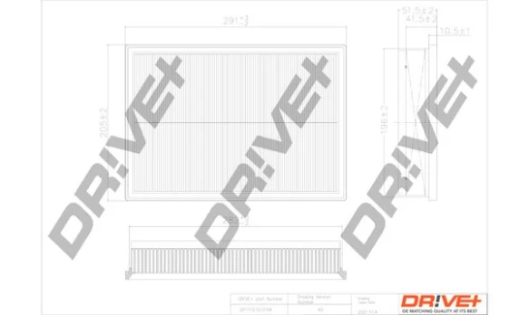 Oro filtras Dr!ve+ DP1110.10.0144