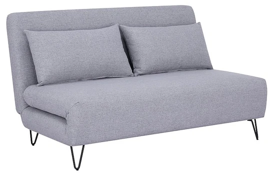 Sofa-lova Zenia, pilka, 90 x 141 cm x 81 cm