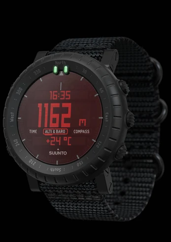 SUUNTO CORE ALPHA STEALTH Sportinis laikrodis