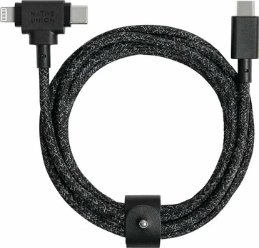 Kabelis USB Native Union Native Union diržo universalus kabelis (USB-C – apšvietimas / USB-C) 1,8 m, kosmosas