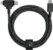Kabelis USB Native Union Native Union diržo universalus kabelis (USB-C – apšvietimas / USB-C) 1,8 m, kosmosas kaina