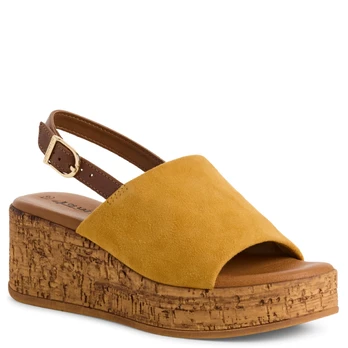 Basutės moterims, Geltona, Sandals