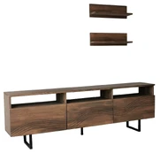TV staliukas Kalune Design Televizoriaus spintelė Onda - Walnut kaina