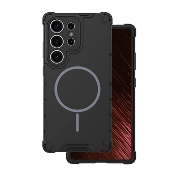 Dėklas Defender 2in1 Mag case for Samsung Galaxy S25 Ultra juodas