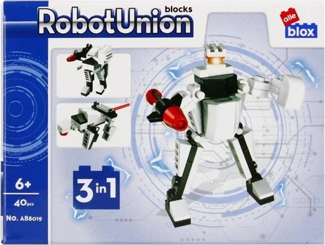 Robotų konstmo kaladėlės 40 vienetų ALLEBLOX