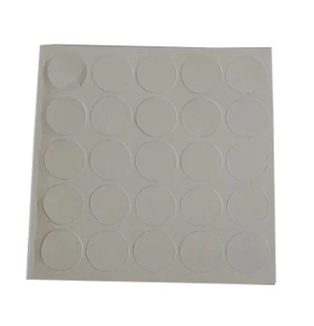 Klijuojamas dangtelis, d-13 mm, baltos sp., 25 vnt.