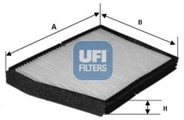 Filtras, salono oras UFI 53.099.00