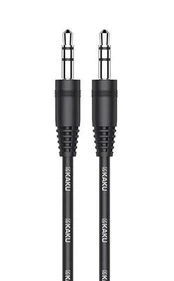iKaku KSC-450 Aux Socket 3.5mm plug to 3.5mm plug Stereo Audio 1m Cable Black
