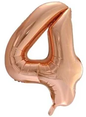 Globos Europe Bv Folieballon Rose Gold 4, 86 cm