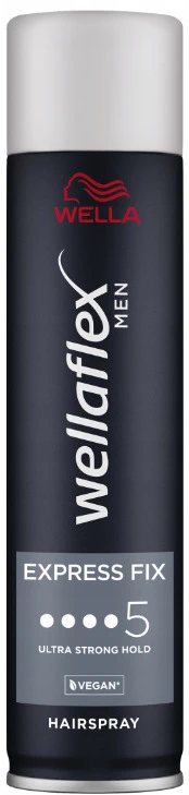 Plaukų lakas Wella Wellaflex Men Express Fix, 250 ml