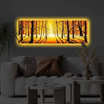 Dekoratyvinis LED apšviestas drobės dažymas 3090KTLGDACT - 015