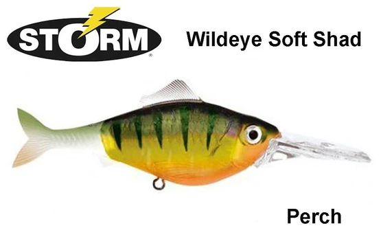 Vobleris Storm WildEye Soft Shad Perch 7 cm