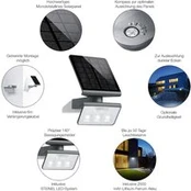 STEINEL XSolar L-S Profesionalus LED jutiklinis prožektorius