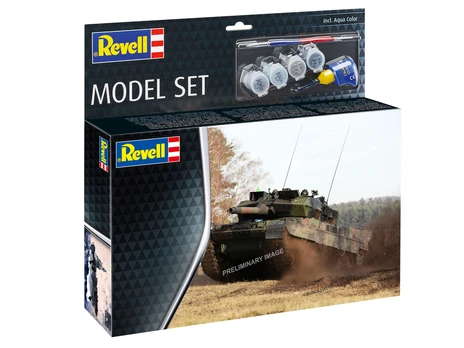 Revell - Leopard 2 A7V dovanų komplektas, 1/72, 63355