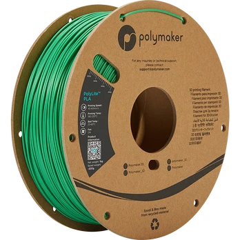 Polymaker PolyLite PLA - 1kg - 1.75mm - Žalias