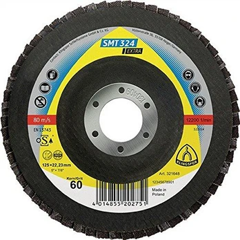 Lapelinis šlifavimo diskas KLINGSPOR SMT324 EXTRA 125x22,2 P40
