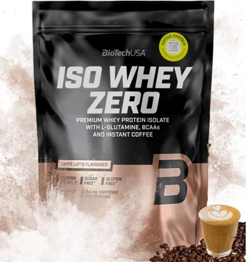BioTech Iso Whey Zero, Caffe latte, 454 g