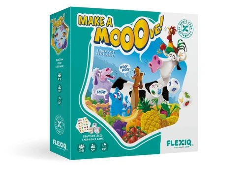 FLEXIQ Stalo žaidimas „Make A Mooove“
