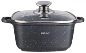 King Hoff KINGHOFF PUODAS MARMURAS 22cm KH-1602 3,7L kaina