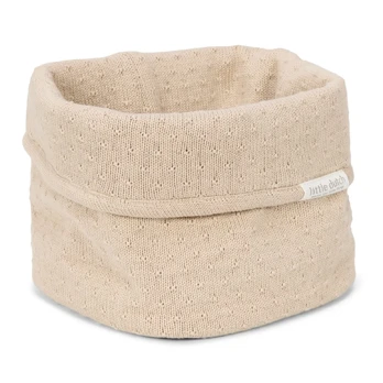 Little Dutch Storage Basket small ´Pure Soft Beige` knitted