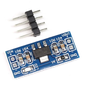 DC/DC įtampos keitiklis iš 4.5-7V į 3.3V 800mA AMS1117 (STEP DOWN)