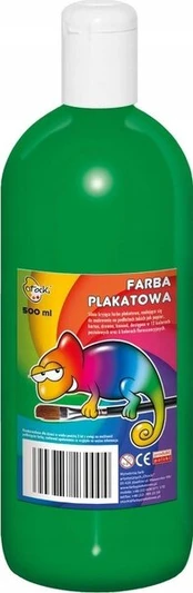 Krups Žalios spalvos plakatų dažai 500ml