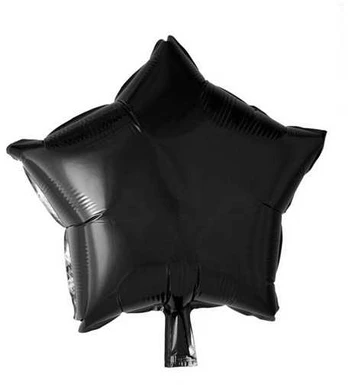 Globos Europe Bv Sort folieballon, Stjerne