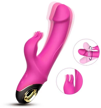 B Series Joy Wibrator królik su masażerem łechtaczki 22cm 9 tryb