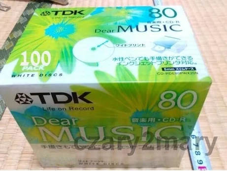 Tdk Cd-r Music Printable Made in Japan 1 vnt vokas Cd