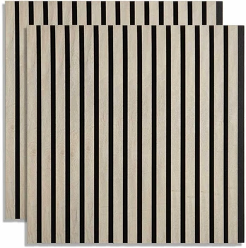 Homestyle4u Sieninis panelis, akustinis, 60x60 cm, pilkas