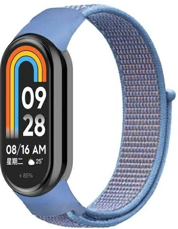Beline dirželis Mi Band 9/8 NylonLoop mėlyna/mėlynas