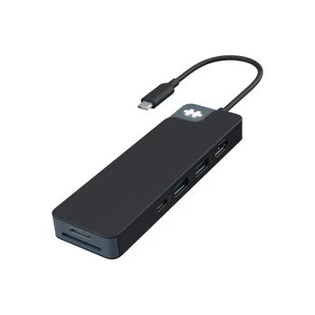 Hyper HyperDrive Flex 8 Port USB-C Hub, Black | Hyper