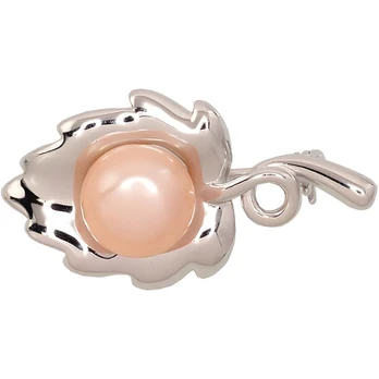 Diamond Sky Jewelry Sidabrinė sagė su perlais „Dewdrop“