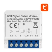 Išmanusis jungiklio modulis ZigBee Avatto LZWSM16-W2 Nr. kaina