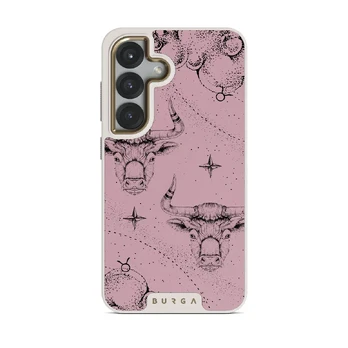 Taurus - Samsung Galaxy S25 Plus Case, Elite Light (Magnetic) / Gold / Pink