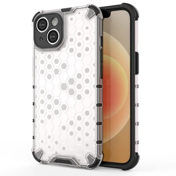 Hurtel Honeycomb dėklas skirtas iPhone 14 Plus, skaidrus